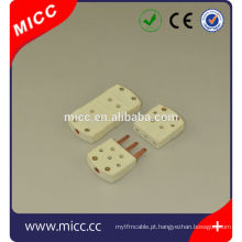 plug macho miniatura de 3 pinos RTD